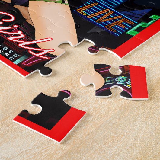 Camp Casey南朝鮮の水分が多い女の子 ジグソーパズル (側面)