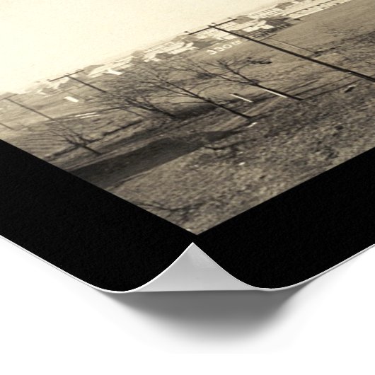 Camp Custer MI写真1917 ポスター (角)