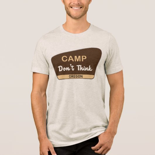 Camp Don't Think トライブレンドＴシャツ (正面)