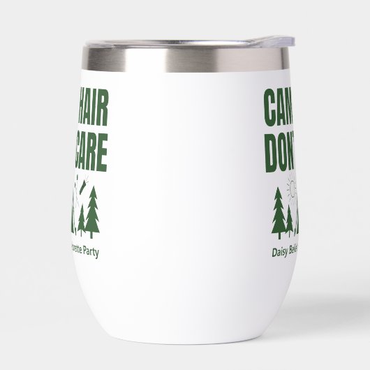 Camp Hair Don't Care Bachelorette Green  (左面)