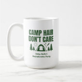 Camp Hair Don't Care Bachelorette Green コーヒーマグカップ (左)