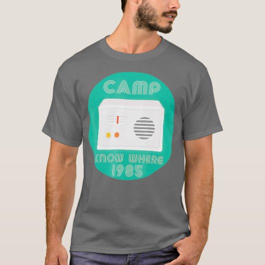 Camp Know Where shirt for Geeks 1985 - Ham Radio Tシャツ (正面)