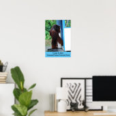 Camp Leakey Tanjung Putting National Park Borneo ポスター (ホームオフィス)