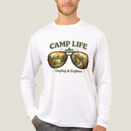 Camp Life Feels Right Tri-Blend Long Sleeve Shirt  トライブレンドＴシャツ