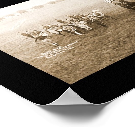 Camp Mabry TX Guard写真1921 ポスター (角)