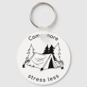 Camp more stress less  キーホルダー (正面)