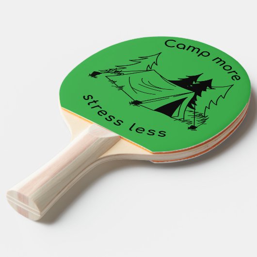 Camp more stress less  卓球ラケット (正面アングル)