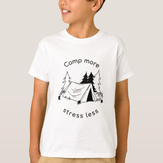 Camp more stress less basic Tri-Blend Shirt  Tシャツ