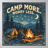 Camp More. Worry Less ポスター (正面)