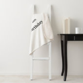 Camp one happy birthday name date campingadventure シェルパブランケット (インサイチュ)