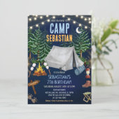 Camp Out Birthday Party 招待状 (スタンド正面)