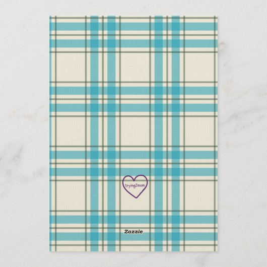 Camp & Sign Birthday 招待状 (裏面)