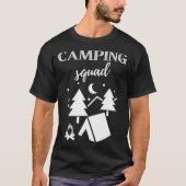 Camp Squad shirt, Camping , Camper bff couple s d Tシャツ (正面)