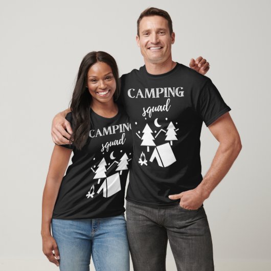 Camp Squad  shirt, Camping , Camper bff couple s d Tシャツ (ユニセックス)