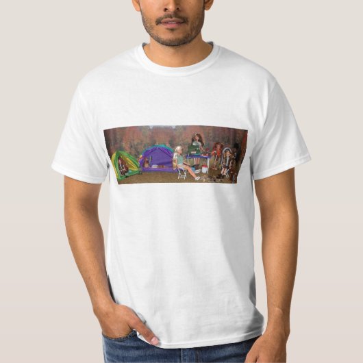 CAMP-TRAMPの大人のティー Tシャツ (正面)