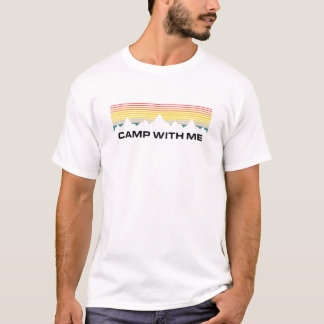 Camp With Me Camper Camp Love Birds Nature Travel Tシャツ