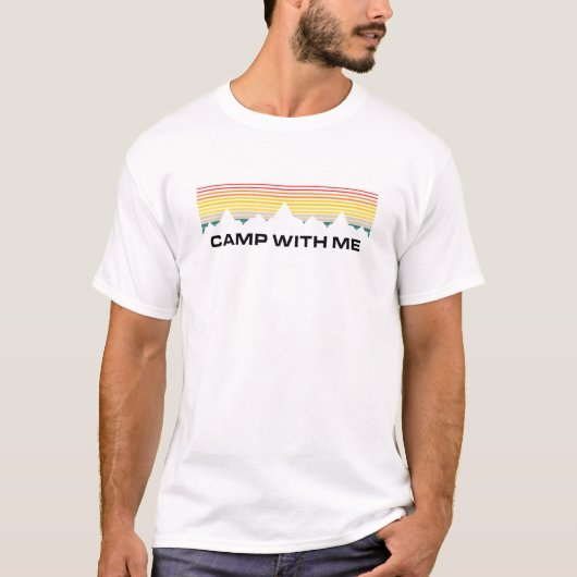 Camp With Me Camper Camp Love Birds Nature Travel Tシャツ (正面)