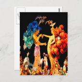 campanarバレンシアスペインのfallaのnou ポストカード (正面/裏面)