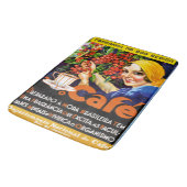 Campanha DaのボアのBebidaのコーヒーヴィンテージの広告ポスター バスマット (アングル)