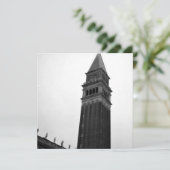 Campanile Piazza San Marco Black White Italy Tour シーズンカード (スタンド正面)