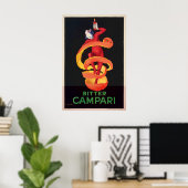 Campari Liqueur Vintage Food and Drink Poster ポスター (ホームオフィス)
