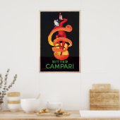 Campari Liqueur Vintage Food and Drink Poster ポスター (キッチン)