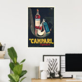 Campari Liqueur Vintage Food and Drink Poster ポスター (ホームオフィス)