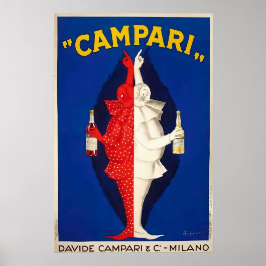 Campari Liqueur Vintage Food and Drink Poster ポスター (正面)