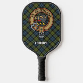 Campbell Crest over Tartan Keychain ピックルボールラケット (正面)