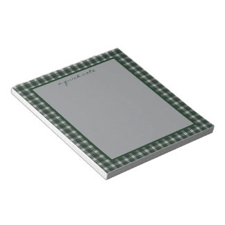 Campbell Dress Modern Original Scottish Tartan  ノートパッド