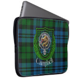 Campbell Scottish Clan Tartan and Crest  ラップトップスリーブ (正面右)