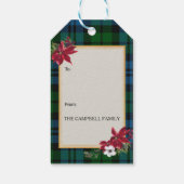 Campbell Scottish Clan Tartan & Crest ギフトタグ (裏面)