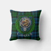 Campbell Scottish Clan Tartan & Crest クッション (裏面)
