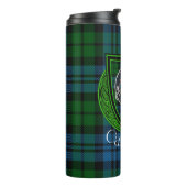 Campbell Scottish Clan Tartan & Crest タンブラー (回転左)