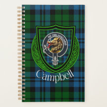 Campbell Scottish Clan Tartan & Crest