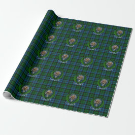 Campbell Scottish Clan Tartan & Crest ラッピングペーパー