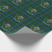 Campbell Scottish Clan Tartan & Crest ラッピングペーパー (角)