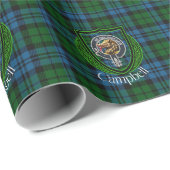 Campbell Scottish Clan Tartan & Crest ラッピングペーパー (ロールコーナー)