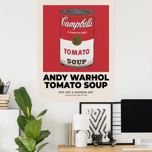 Campbells Tomato Soup ポスター (ホームオフィス)