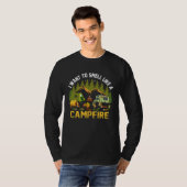 Camper Camping  Campfire Tシャツ (正面フル)