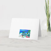 Camper Christmas cards by the beach シーズンカード (裏面)