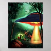 Camper confronts a flying saucer when camping. ポスター (正面)