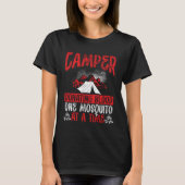 Camper Donating Blood One Mosquito At A Time Campi Tシャツ (正面)
