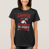 Camper Donating Blood One Mosquito At A Time Campi Tシャツ (正面)
