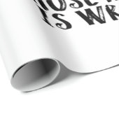 Camper Gift | Hiking Because Murder Is Wrong Xmas ラッピングペーパー (ロールコーナー)