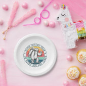 Camper Gift | Sloth Hiking Team Birthday ペーパープレート (パーティー)