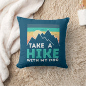 Camper Gift | Take A Hike With My Dog Birthday クッション (ブランケット)