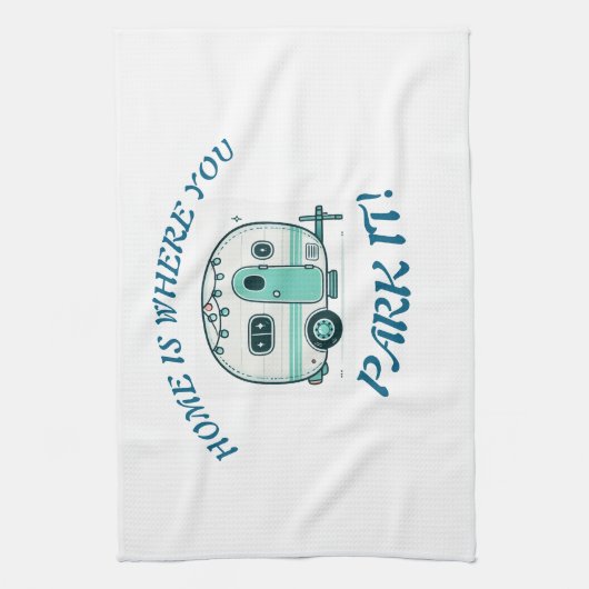 Camper Kitchen Towels by Sommer Hamilton キッチンタオル (縦)