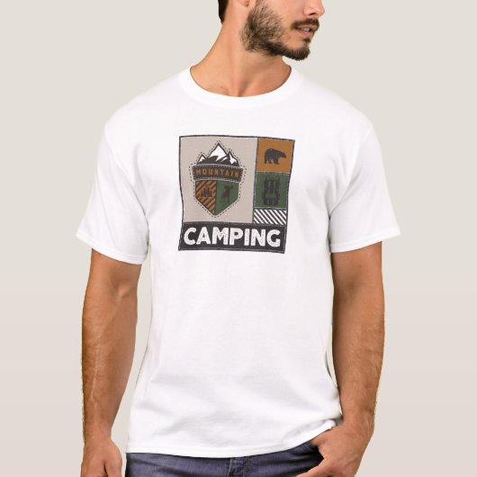 Camper Outdoor Adventure Camping Lover Saying Tシャツ (正面)