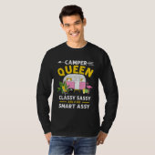 Camper Queen Classy Sassy Smart Assy Funny Men Wom Tシャツ (正面フル)